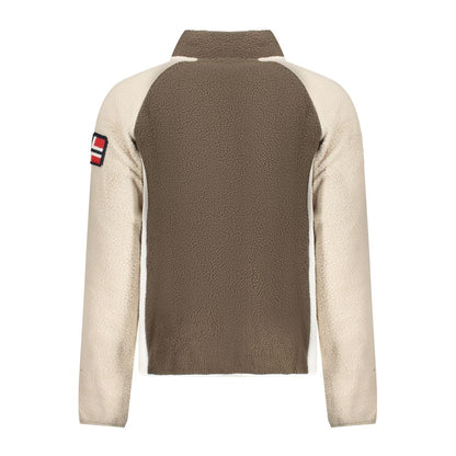 Sweat-shirt marron en polyester Norvège 1963