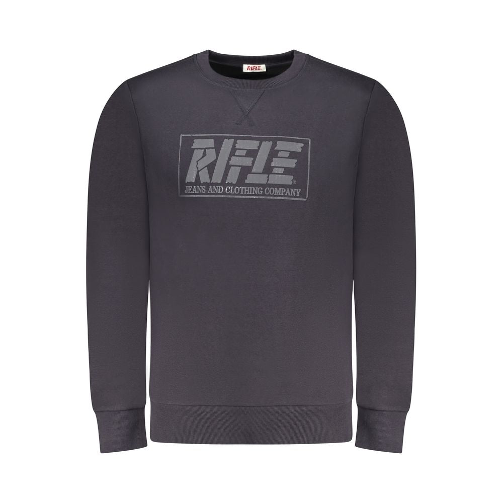 Rifle Blue Cotton Sweatshirt - Confort et Élégance
