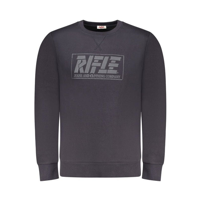 Rifle Blue Cotton Sweatshirt - Stylish Comfort for Men