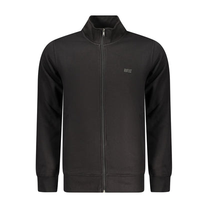 Sweat-shirt en coton noir Rifle