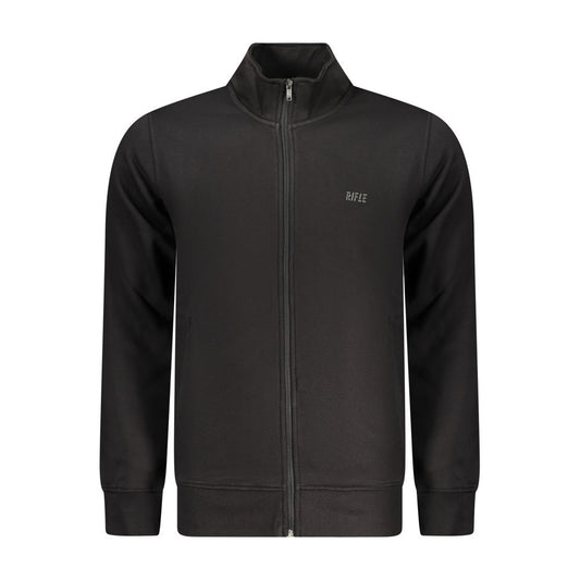 Sweat-shirt en coton noir Rifle