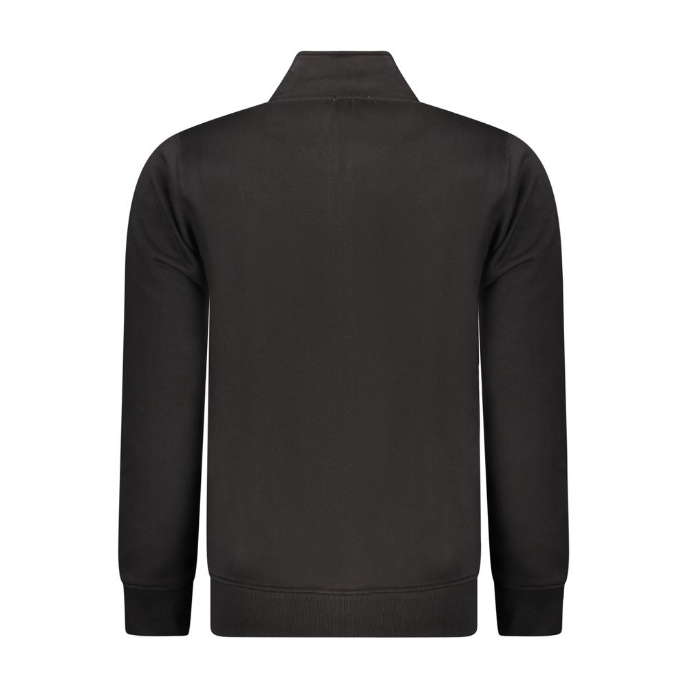 Rifle Black Cotton Sweatshirt - Confort et Élégance