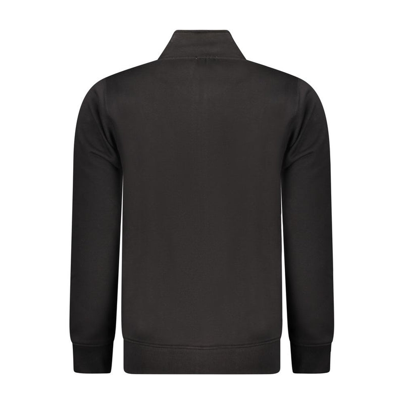 Rifle Black Cotton Sweatshirt - Stylish Comfort for Men