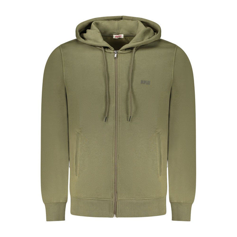 Geweergroen katoenen sweatshirt