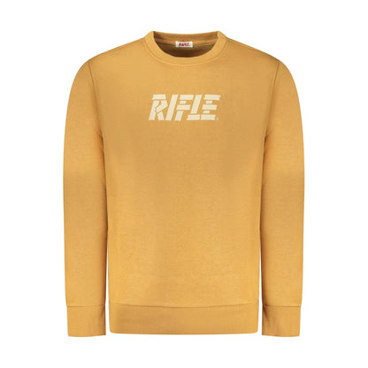 Sweat-shirt en coton marron fusil