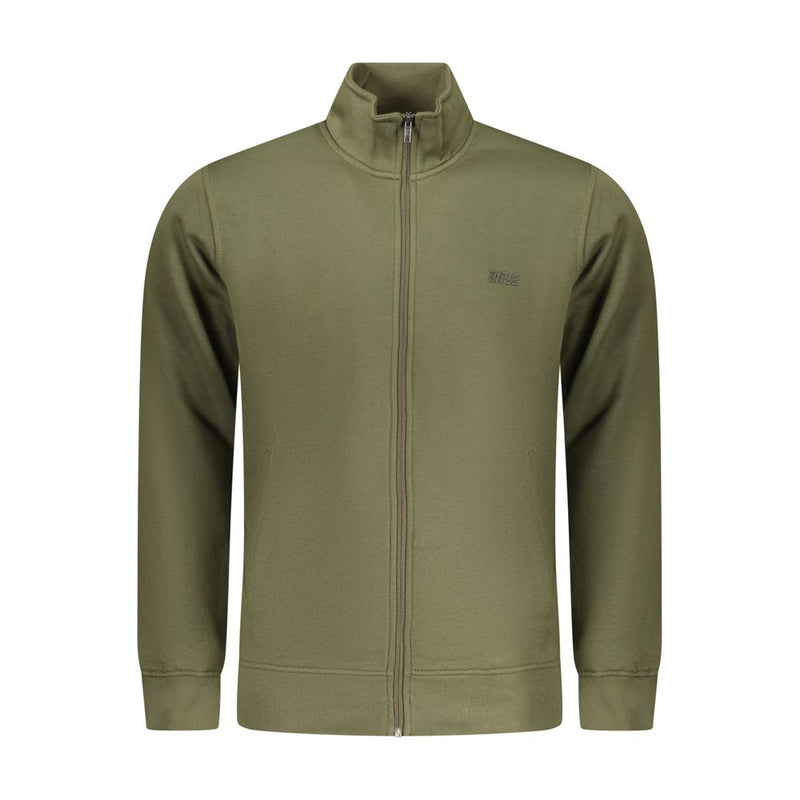 Rifle Green Cotton Sweatshirt - Stylish Comfort for Men