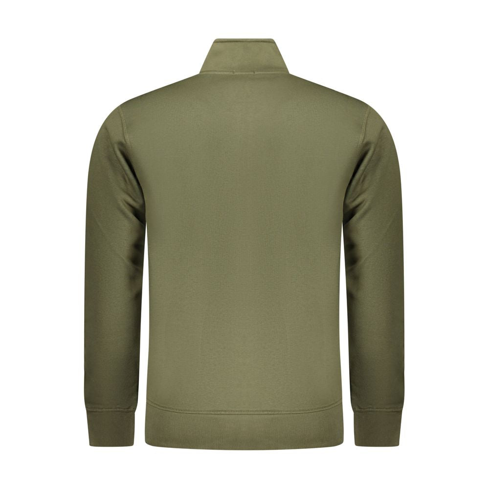 Rifle Green Cotton Sweatshirt - Confort et Élégance