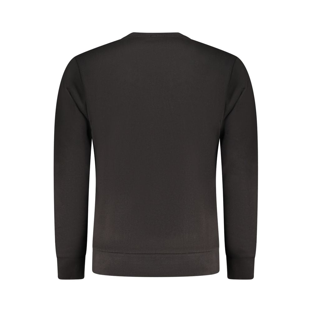 Rifle Black Cotton Sweatshirt - Confort et Élégance