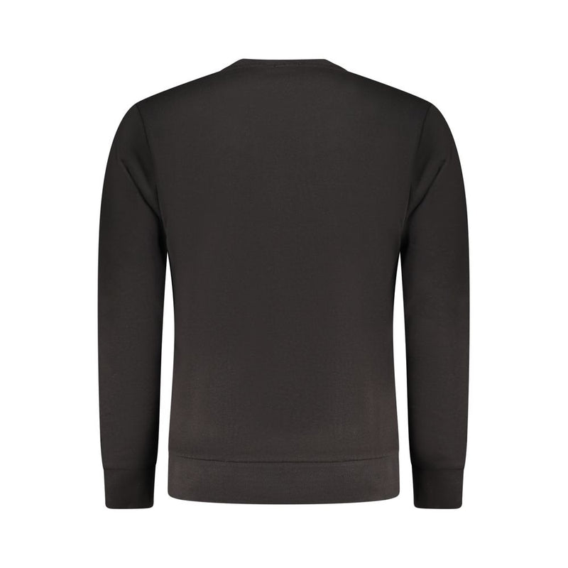 Rifle Black Cotton Sweatshirt - Confort et Élégance