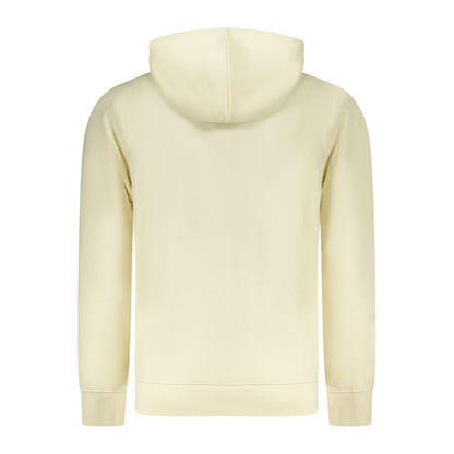 Sweat-shirt en coton blanc fusil