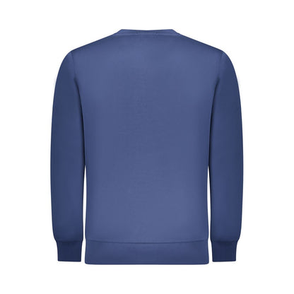 Sweat-shirt en coton bleu fusil