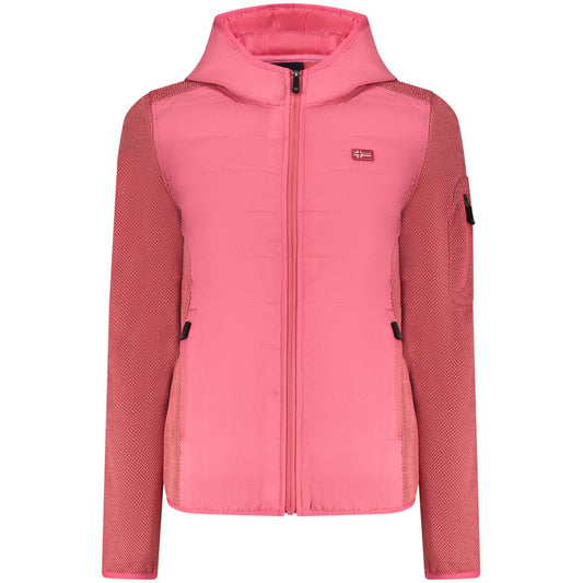 Norway 1963 Pink Polyester Jacket & Coat for Women - Luxurious Style