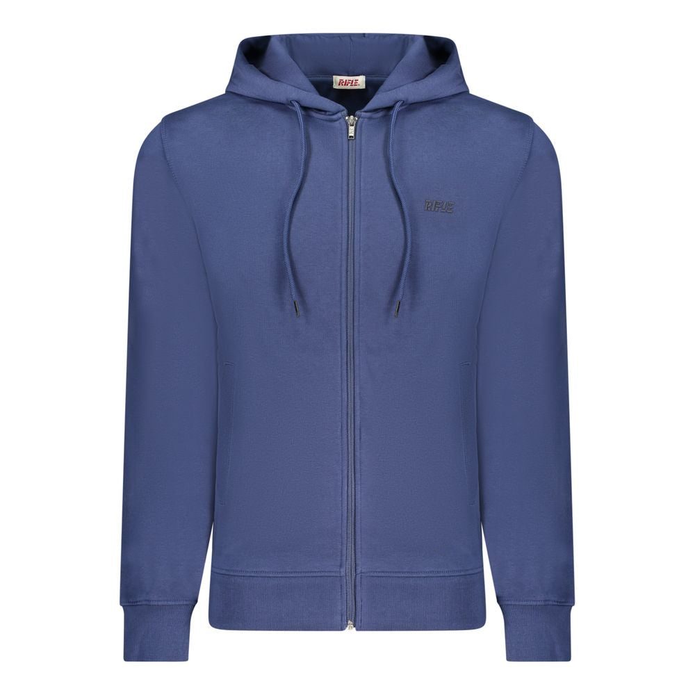 Rifle Blue Cotton Sweatshirt - Confort et Élégance