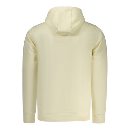 Sweat-shirt en coton blanc fusil