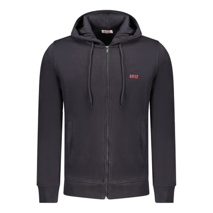 Sweat-shirt en coton bleu fusil