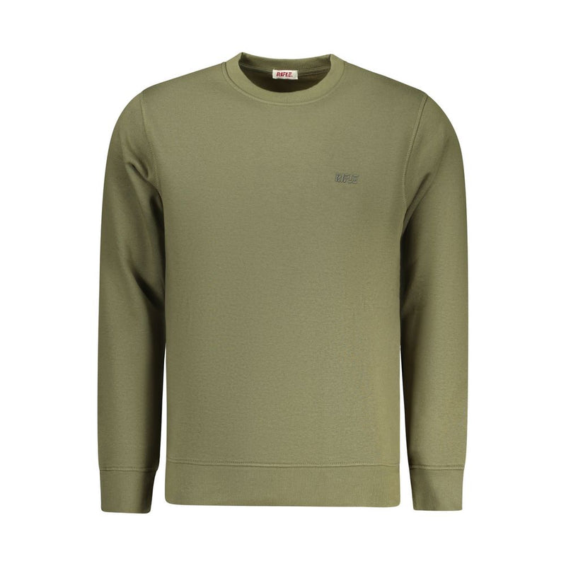 Rifle Green Cotton Sweatshirt - Stylish Comfort for Men
