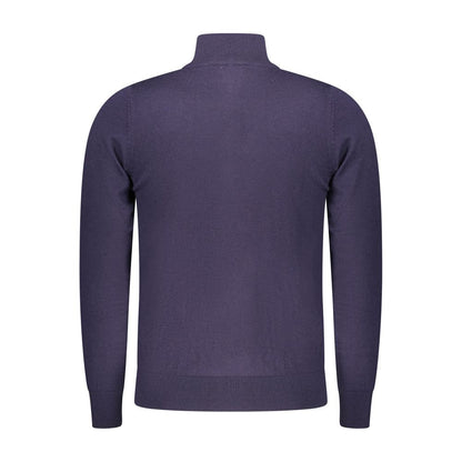 Pull en laine bleu fusil
