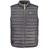Veste sans manches noire en polyamide pour homme Armata Di Mare