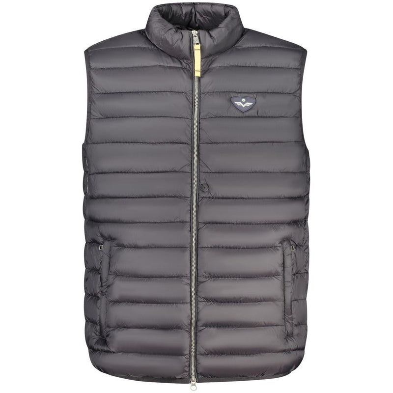 Armata Di Mare Black Polyamide Men's Sleeveless Jacket