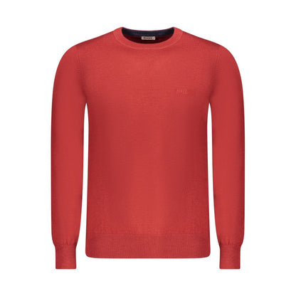 Pull en laine rouge fusil
