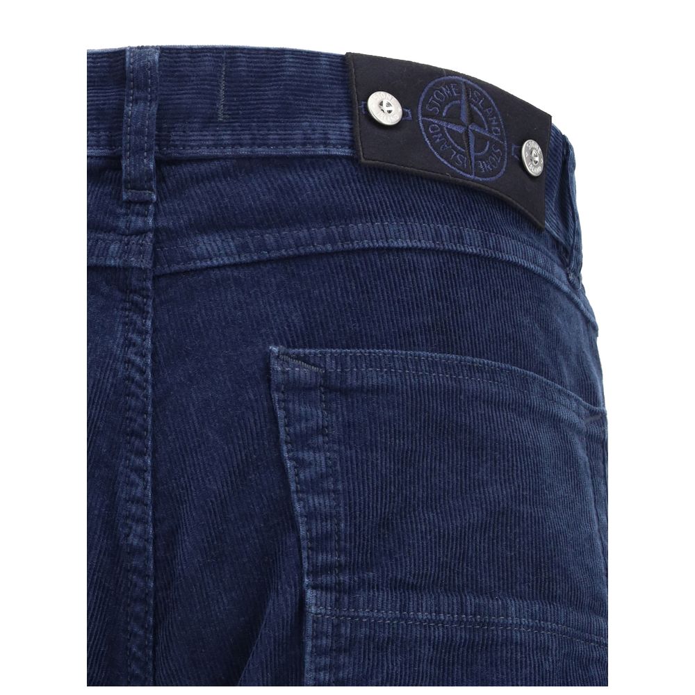 Stone Island Corduroy broek met rechte pijpen