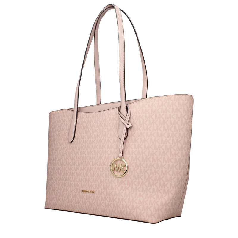 Sac à bandoulière en tissu rose poudré Michael Kors