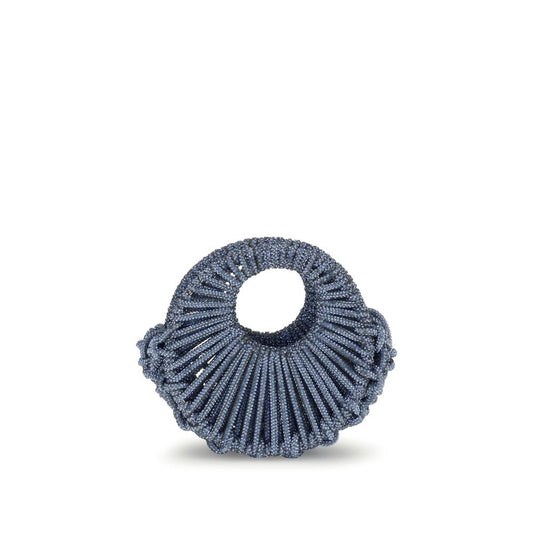 HIBOURAMA Blue Resin Handbag