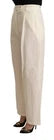 Jucca Off White High Waist Straight Women Trouser