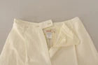 Jucca Off White High Waist Straight Women Trouser