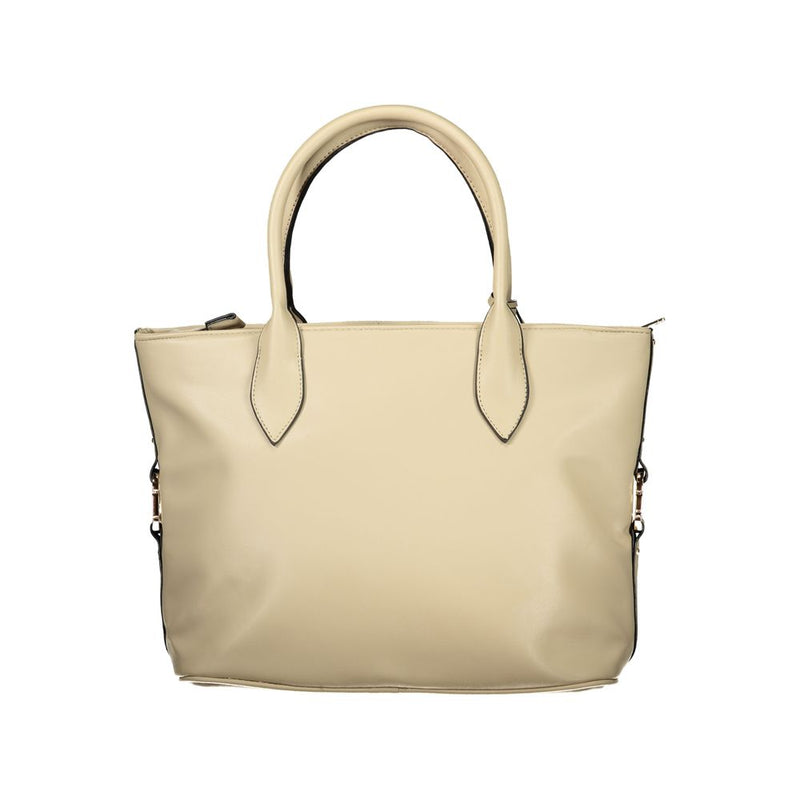 Laura Biagiotti Beige PVC Handbag - Elegant & Durable