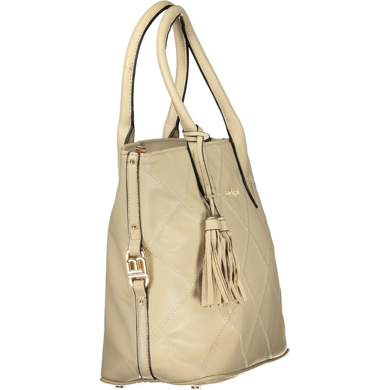 Laura Biagiotti Beige PVC Handbag - Elegant & Durable