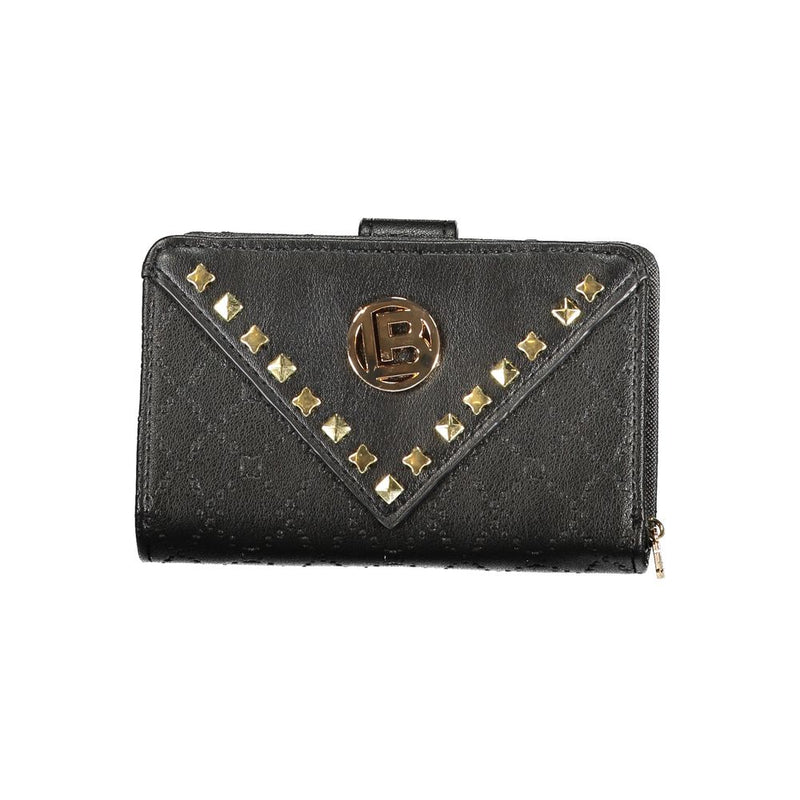 Portefeuille en Polyéthylène Noir Laura Biagiotti - Élégant et Durable