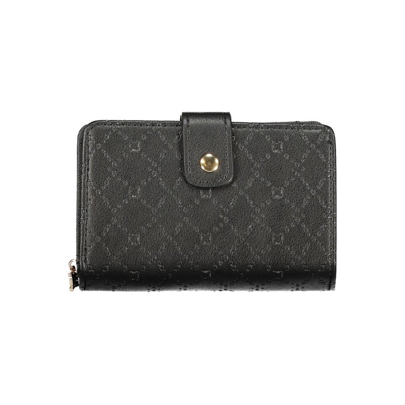Portefeuille en Polyéthylène Noir Laura Biagiotti - Élégant et Durable