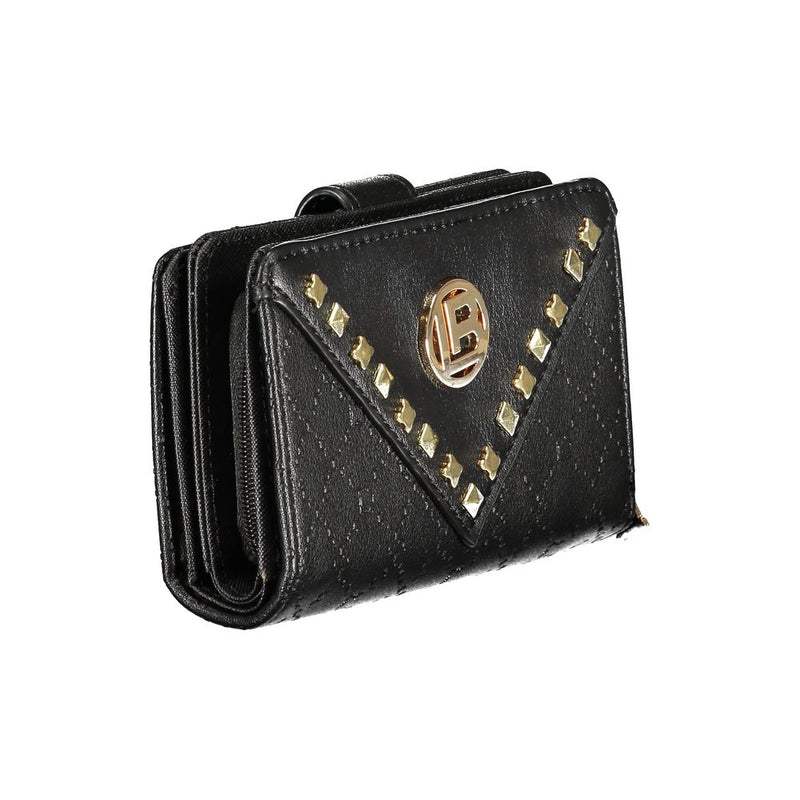 Portefeuille en Polyéthylène Noir Laura Biagiotti - Élégant et Durable