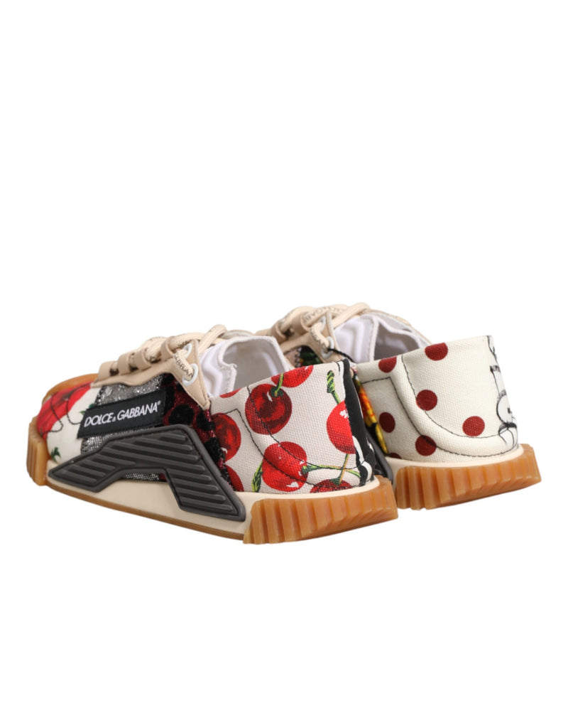 Dolce & Gabbana Multicolor Logo Low Top NS1 Sneakers