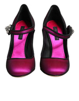 Dolce & Gabbana Pink Embellished High Heels Pumps