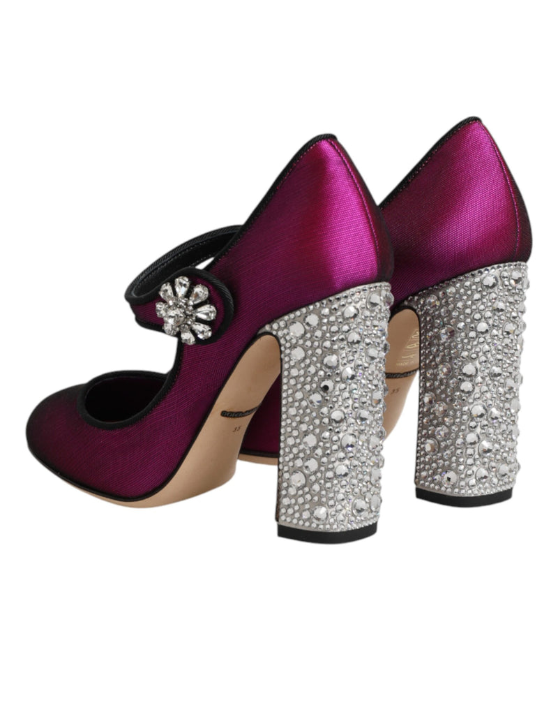 Dolce & Gabbana Pink Embellished High Heels Pumps