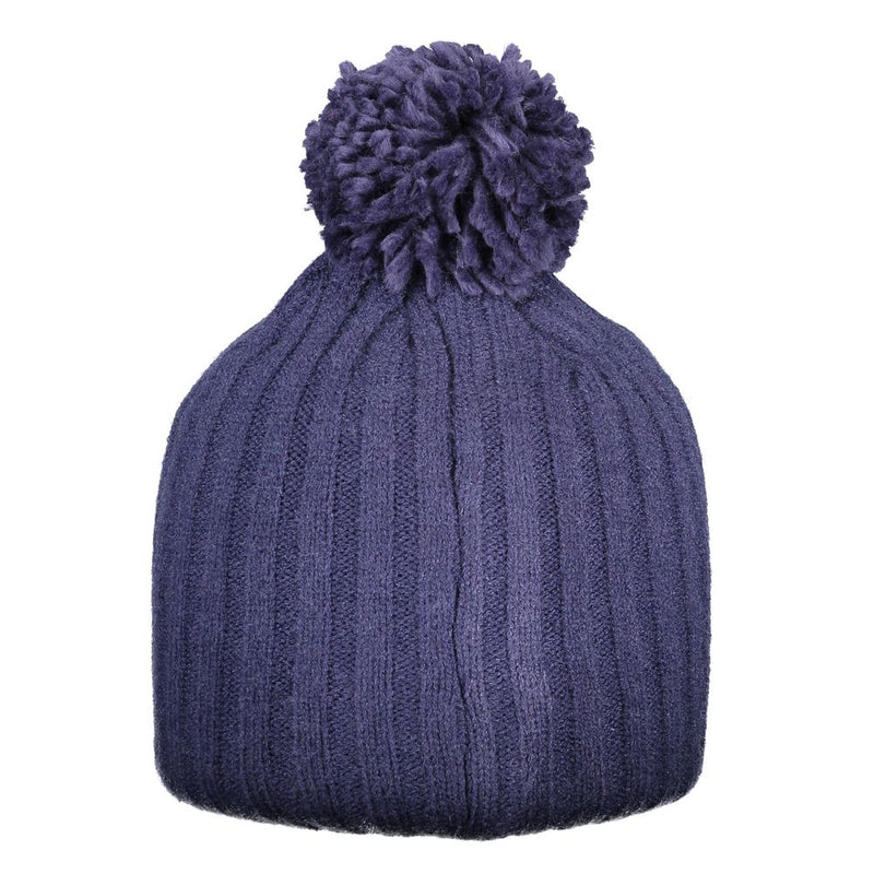 Norway 1963 Blue Polyester Women's Hat with Pompom