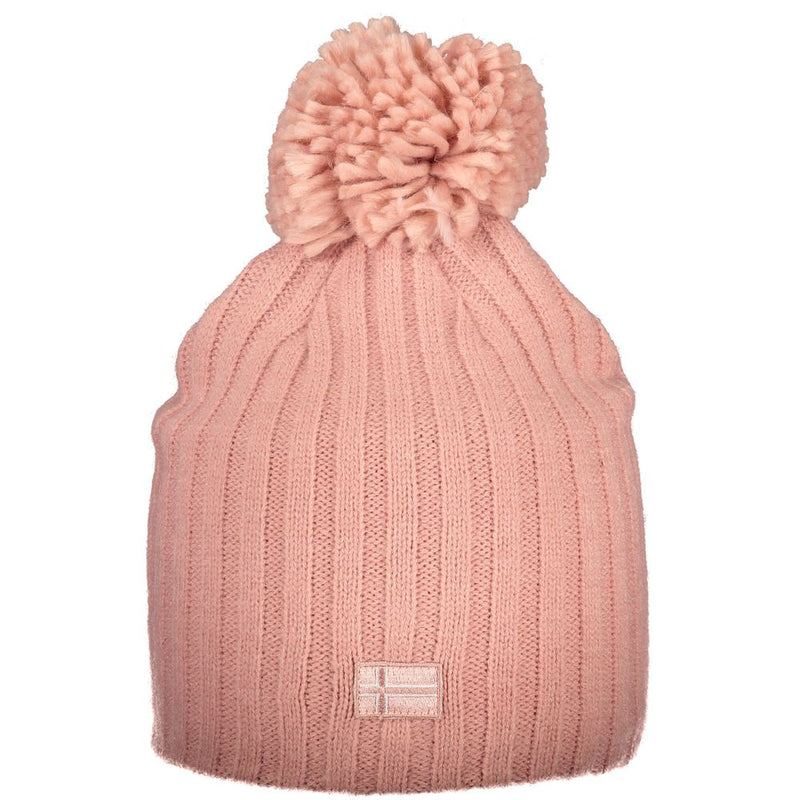 Norway 1963 Pink Polyester Women Hat with Pompom