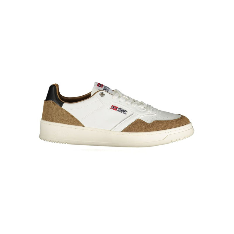 Norway 1963 NOBEL White Polyester Men Sneaker
