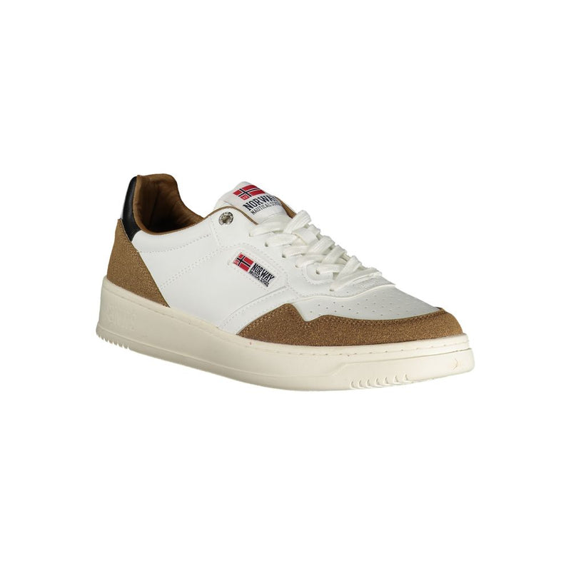 Norway 1963 NOBEL White Polyester Men Sneaker