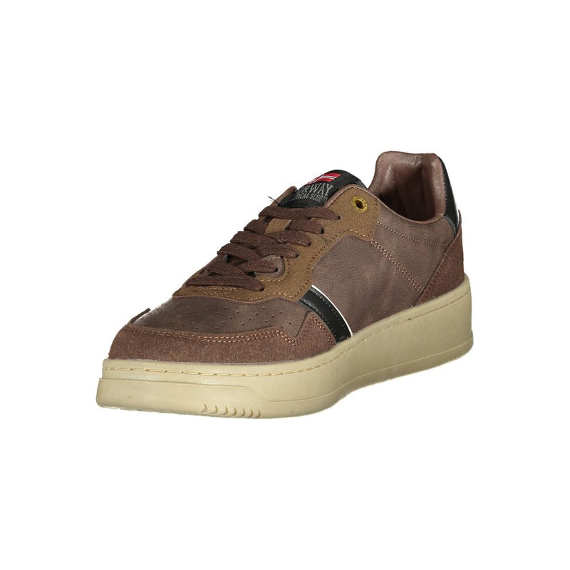 Norway 1963 NOBEL Brown Polyester Men Sneaker - Stylish Comfort