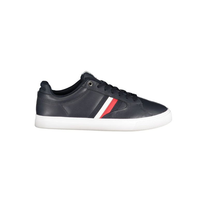 Tommy Hilfiger Sneakers en Cuir Bleu pour Hommes