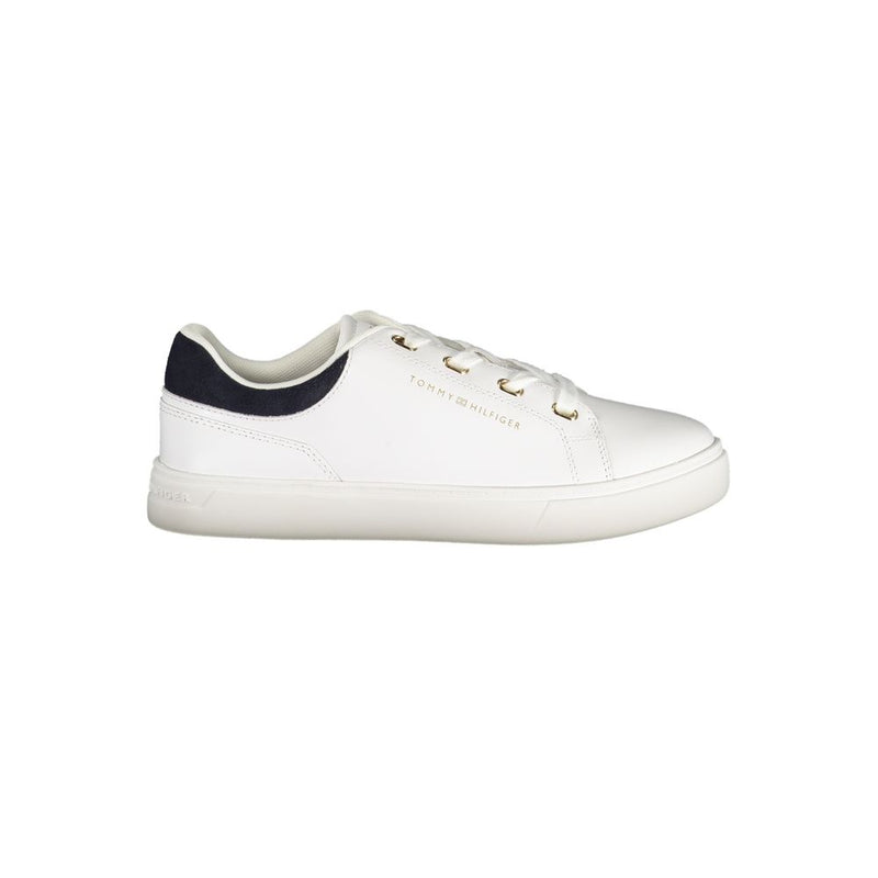 Tommy Hilfiger White Leather Women Sneaker - Stylish Comfort