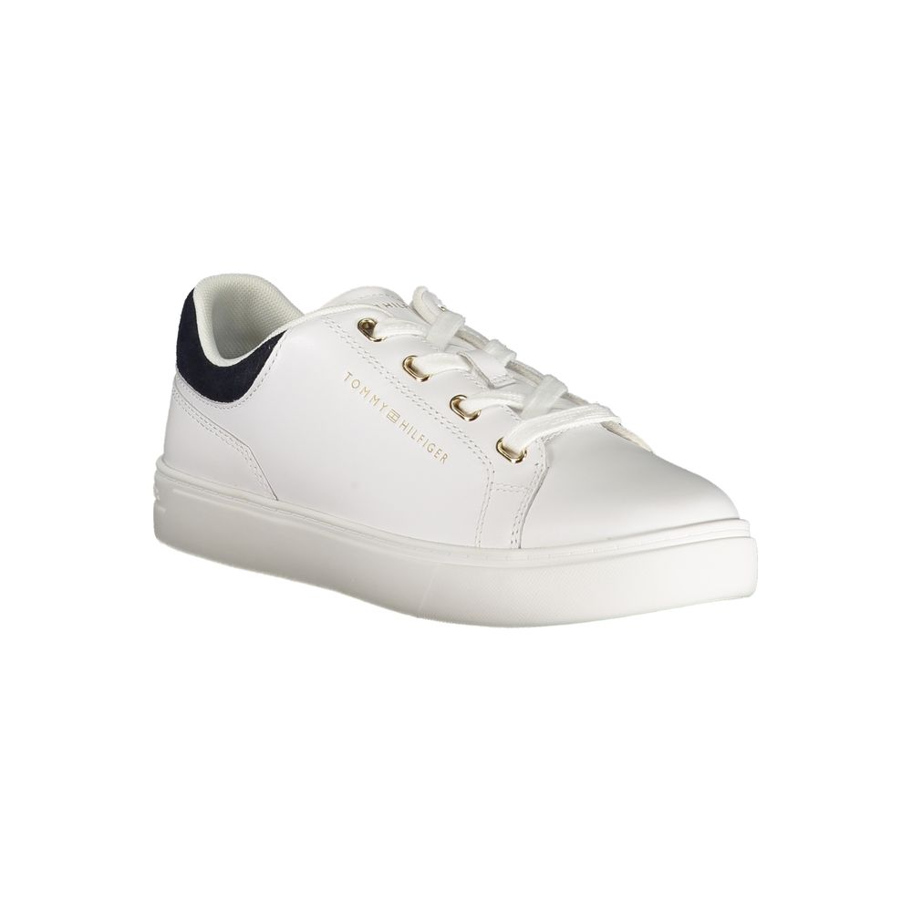 Tommy Hilfiger White Leather Women Sneaker - Stylish Comfort