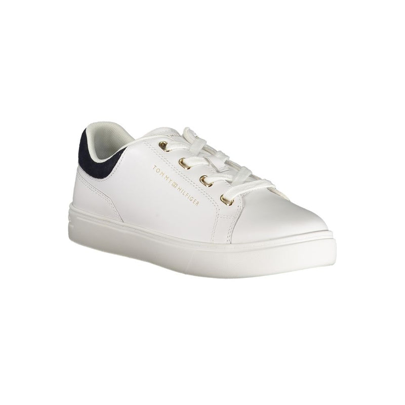 Tommy Hilfiger White Leather Women Sneaker - Stylish Comfort