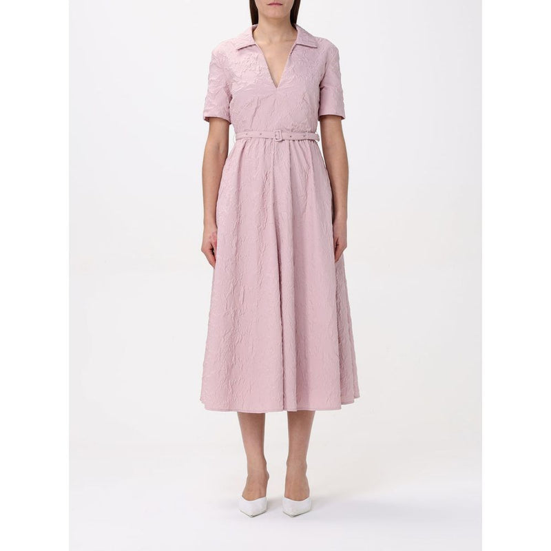Add Multicolor Polyester Casual Dress - Elegant Midi with Belt