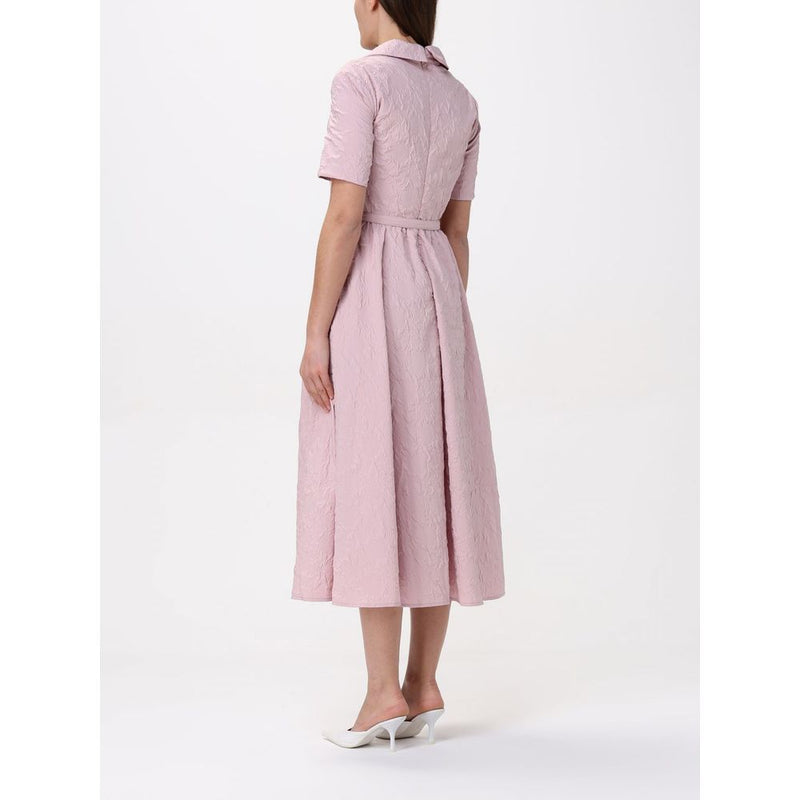Add Multicolor Polyester Casual Dress - Elegant Midi with Belt