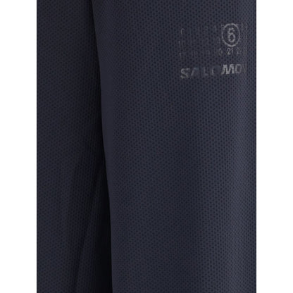 Pantalon de sport MM6 en polyester noir