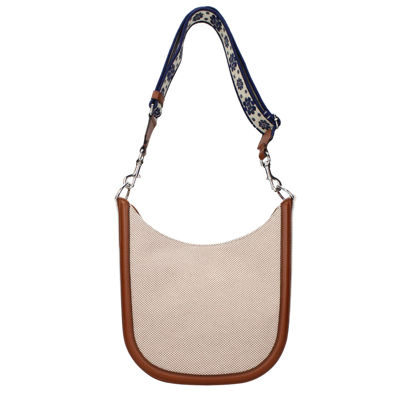 Sac Crossbody en Tissu Beige Valentino Garavani